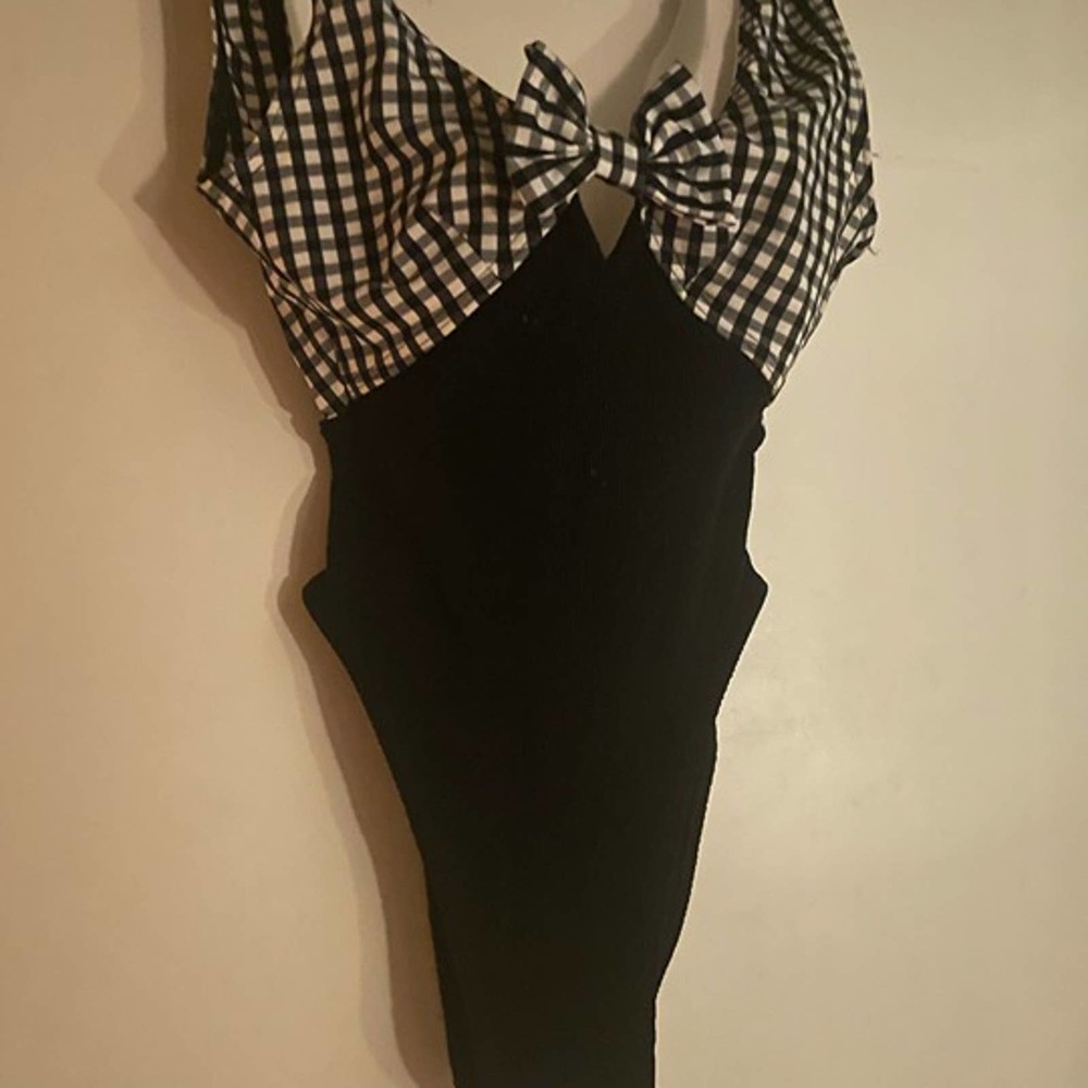 Vintage SLIX bathing suit, high cut leg, low back
